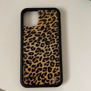 Wildflower Cheetah iPhone case